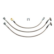 Stainless Braided Brake Hose Kit For 2-4 Lift 1971-72 Chevrolet Gmc Truck 4wd