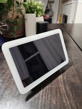 Google Nest Hub Smart Speaker Display White Touch Control Voice Search Wi-Fi