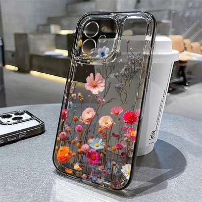 ''Flower Vine Clear Handyhülle für iPhone 16 Pro Max Hülle iPhone Cover Floral''