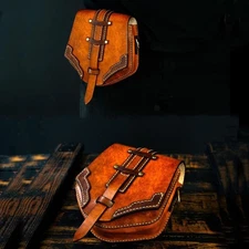 DIY Leather Knight Waist Bag Acrylic Pattern Template Craft Design Mold Tool