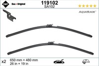 SWF Wischblatt Scheibenwischer DAS Original Aquablade 119102 FüR Volvo 246 XC60