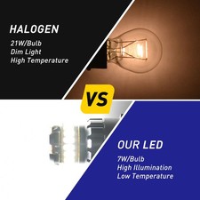 AUTOONE 6500K White 1157 BAY15D 2057 Reverse LED BackUp Turn Light Signal Light