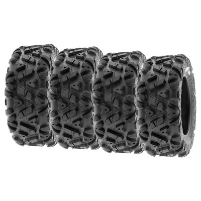 SunF  Replacement ATV UTV Tires 6 Ply 25x10-11 25x10x11  A033 POWER I [Set of 4]