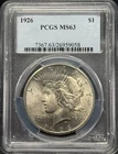 1926 Peace Silver Dollar PCGS MS-63