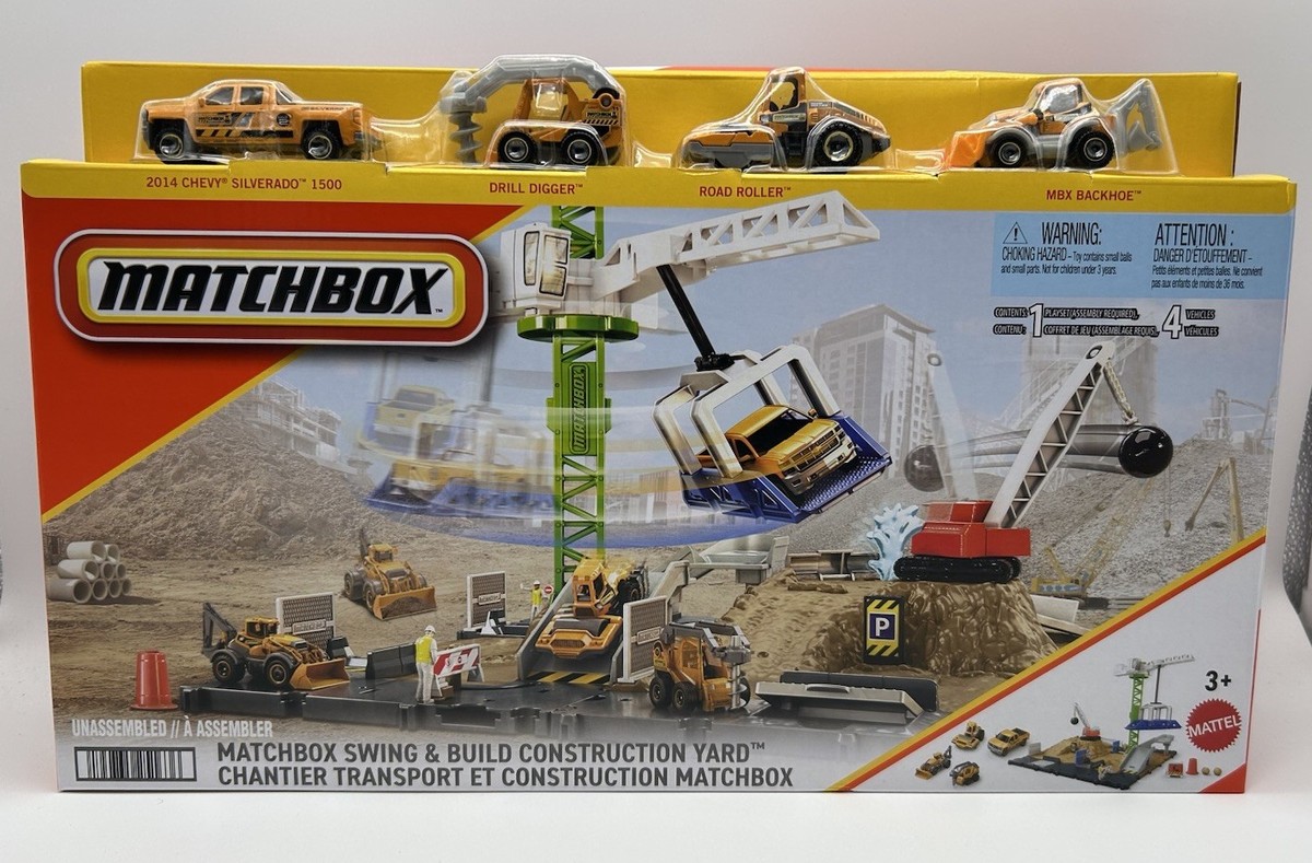 Matchbox 2024 Action Drivers Swing & Build Construction Yard