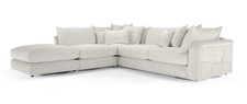 Sofology Westwood Fabric Chaise 1 Corner 3 No Trim in Teddy Chenille Mist