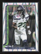 2025 Topps Chrome #218 Rashid Shaheed Ray Wave Refractor
