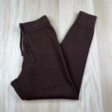 Varley True Knit Kent Lounge Pants Women s Size XS Inseam 28.5 Brown