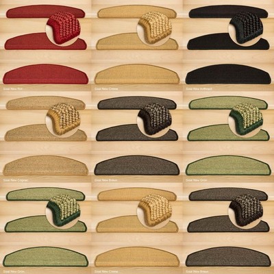 Stufenmatten Treppenmatten Treppenteppich Sisal Natur neue Farben Set Varianten