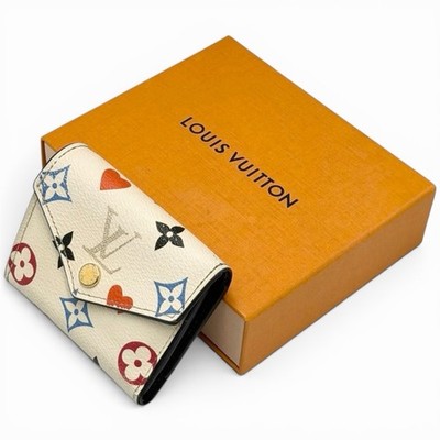 Original Louis Vuitton Portefeuille Zoe GameOn Blanc Multicolor M80278 Box