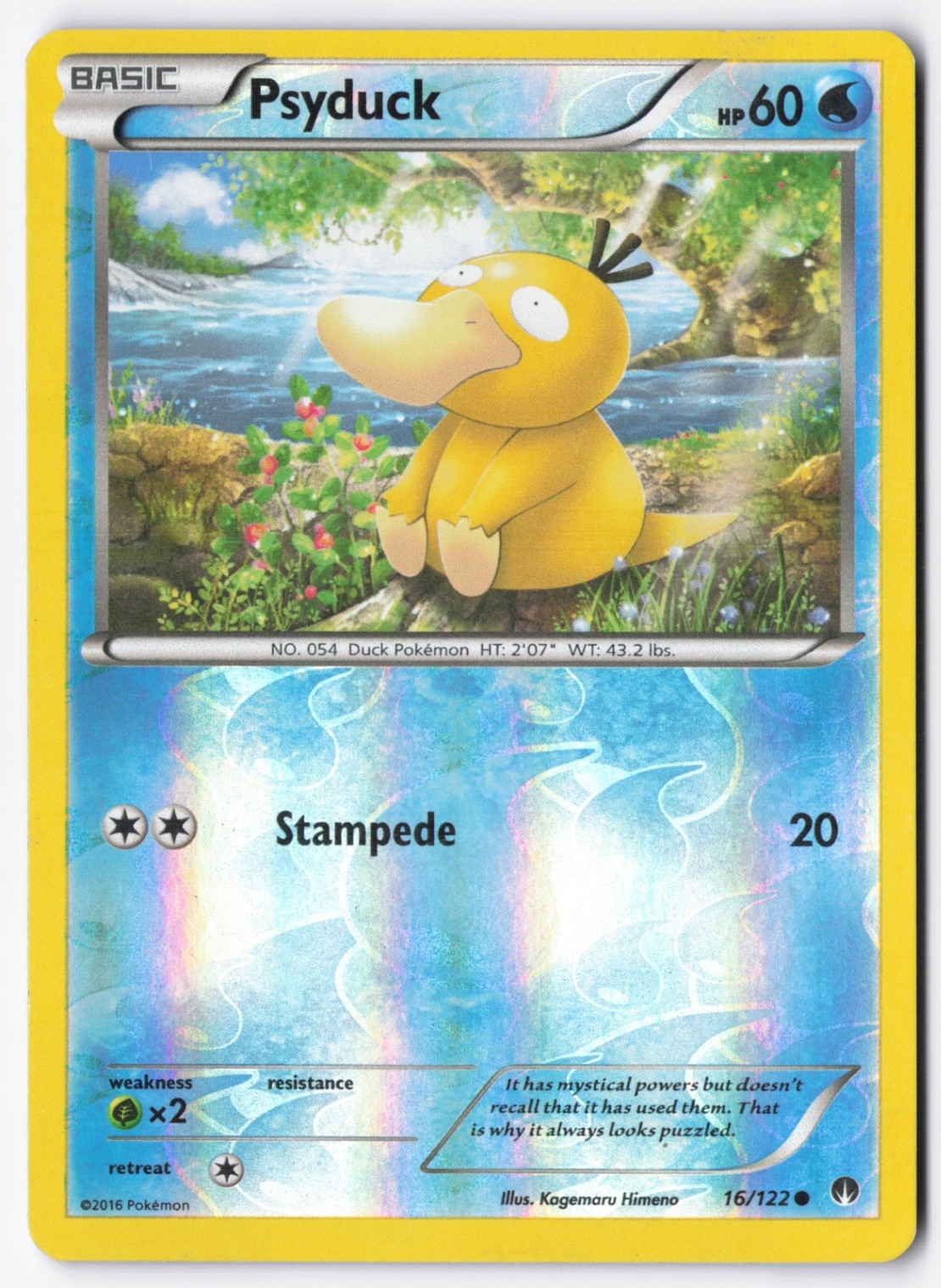 Psyduck Reverse Holo Common XY - BREAKpoint 16/122 LP