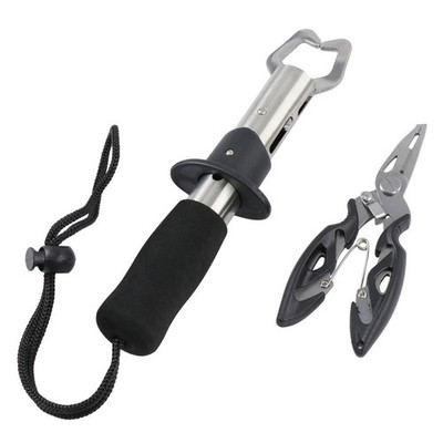 2Pcs Fishing Lure Pincer Fish Gripper Stainless Steel Multifunctional