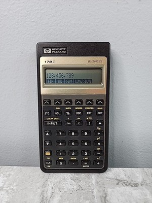 HP Hewlett Packard 17BII Business Calculator Batteries Included No Case Tested