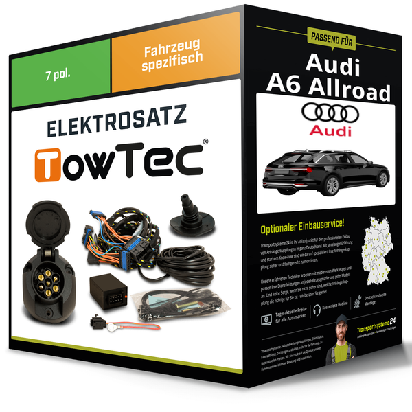 Elektrosatz 7-Pol Spezifisch für Audi A6 Allroad 03.2012-05.2019 NEU-image