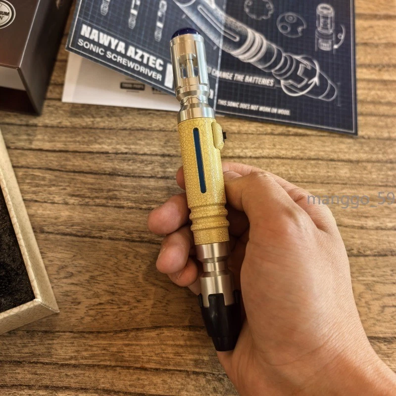 Doctor Who Master 9th Destornillador Sónico Escalable LED Réplica Cosplay Utilería Regalos Foto 2 de 4