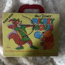 Vintage Walt Disney's changeable picture blocks.  Twenty blocks that have a lam