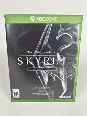 Skyrim Special Edition Xbox One Complete CIB Map Inserts Excellent