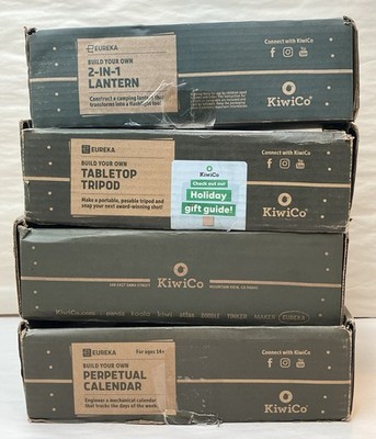 Kiwi Co Eureka Crate Lot Of 4 Rivet Lantern Tripod Calendar New Open Box *Read*