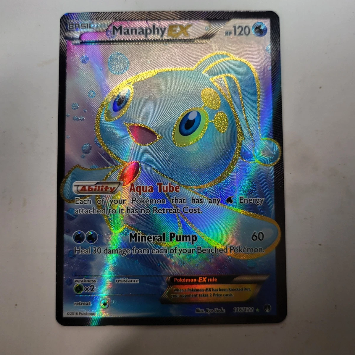 Manaphy Ex Pokemon Card | eBay
