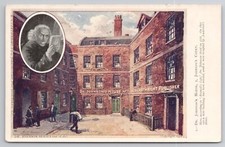 1907-15 Postcard Dr Johnson's House Court Series London UK