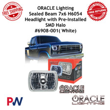 Oracle Lighting 7 x 6" Rectangular Headlight W / White Smd Halo Pre - Installed