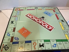 Monopoly Game Board Only 1/4 Folded 2021 Hasbro Replacement Board ONLY Preowned