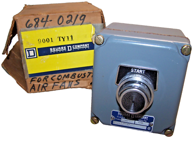 #ad #ad NEW SQUARE D BLACK START ENCLOSED PUSH BUTTON OPERATOR 9001 TY11 $34.99