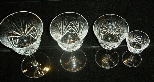 GORHAM CRYSTAL Kirschholz klar (NACHTMANN Nierstein) feines Kristall Stielglas - Bild 3 von 17