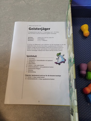 HABA: 4236 Geisterjäger Spiel mit 3D Geisterschloss komplett mit Anleitung - Bild 11 von 16