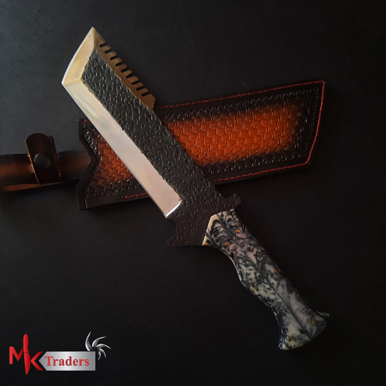 Custom Handmade D2 Steel Jungle Knife, tracker knife, hand forged knife