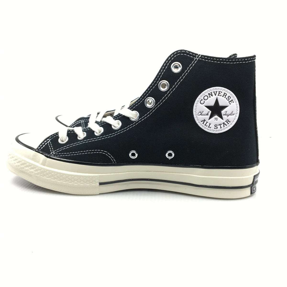 Converse 70s best sale hi black white
