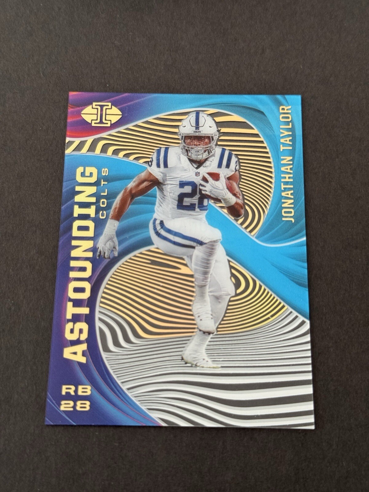 Jonathan Taylor Panini Illusions Astounding #A10 Light Blue
