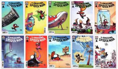 Amazing Spider-Man 61 62 63 64 65 66 67 68 69 70 Skottie Young COMPLETE SET 2025