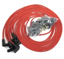 Pertronix Spark Plug Wire Set 808490; Flame Thrower 8mm Red, Unassembled, 90deg