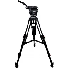 Cartoni Focus 22 Fluid Head with H604 Tripod Legs, Mid-Spreader and 2nd Pan Bar