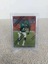 1997 Topps Finest Dominators Jets Keyshawn Johnson Refractor Card # 239