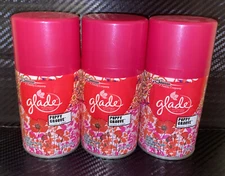 3X Glade Automatic Spray Refill Limited Edition. Poppy Groove - Currant & Poppy
