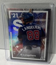 2021 Bowman Platinum #PE-28 Shea Langeliers Precious Elements card