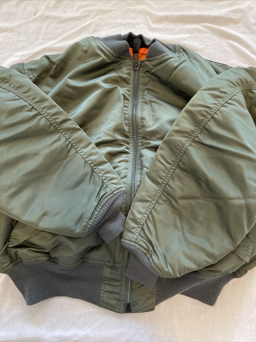 USAF MA-1 Green Flight Jacket By Greenbrier Mnfg Vintage New USAF MA-1 Green Flight Jacket By Greenbrier Mnfg Vintage New