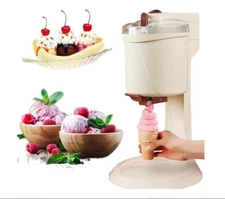 Soft Serve Ice Cream Maker Machine Home Frozen Yogurt Dispenser Dessert Tool