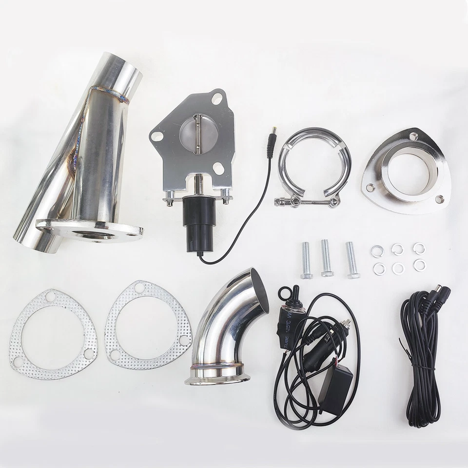 3'' Electric Exhaust Single Control Valve w /Manual & Remote Control Stainless - Image 3 of 4