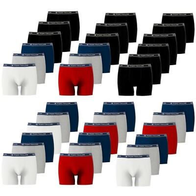 6 Herren Boxershorts Unterhosen langes Bein von TOM TAILOR  formstabil weich