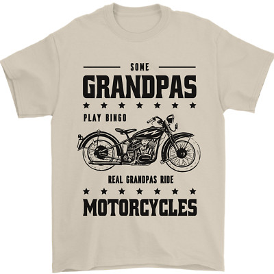 Some Grandpas lustiges Biker Motorrad Bike Herren T-Shirt 100% Baumwolle