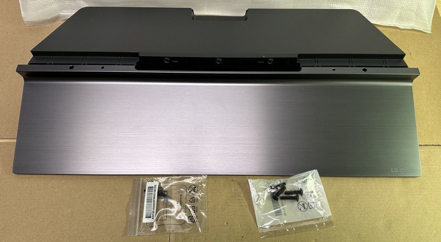 LG C Series 77” OLED TV Base Stand and Screws Only No Neck MEZ64114785 READ - Thumbnail 4