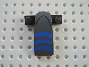 Lego 1 x Motorhaube 93589pb003 neu dunkelgrau 4x2x1 1/3 Sticker SW 75012