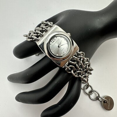 Ellemenno Womans Watch Silver Stainless Steel Chain Band  display picture 2