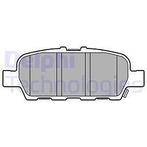 LP3158 DELPHI Brake Pad Set, disc brake for INFINITI,NISSAN,NISSAN (DFAC),RENAUL