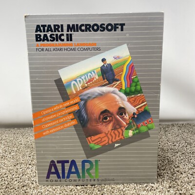 Atari Microsoft Basic II, RX8035 - Boxed No Cartridge READ