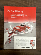 Original 1942 Texaco Ad: No April Fooling! Texaco Dealers