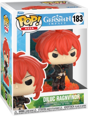 Genshin - Diluc Ragnvindr 183  - Funko Pop! Vinyl Figur